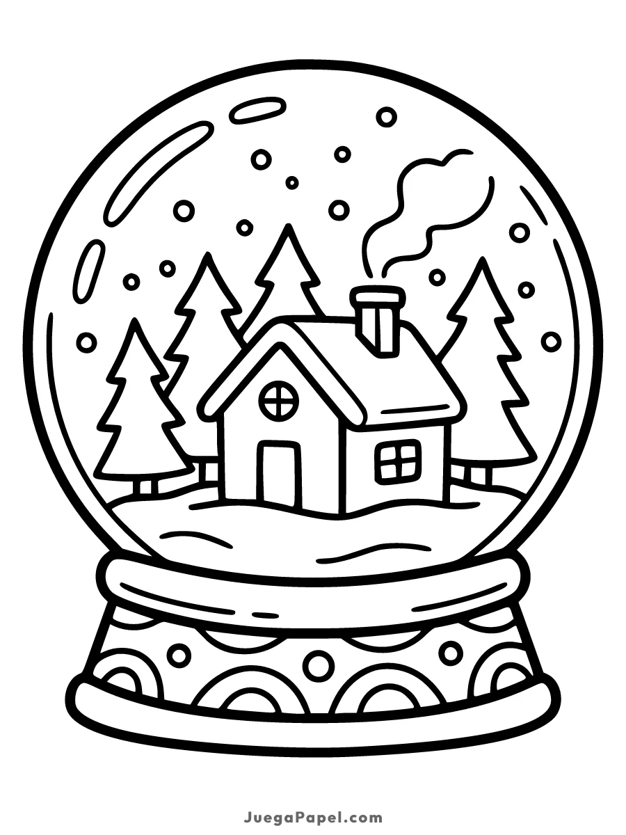 Dibujo para colorear e imprimir de Bola de Nieve