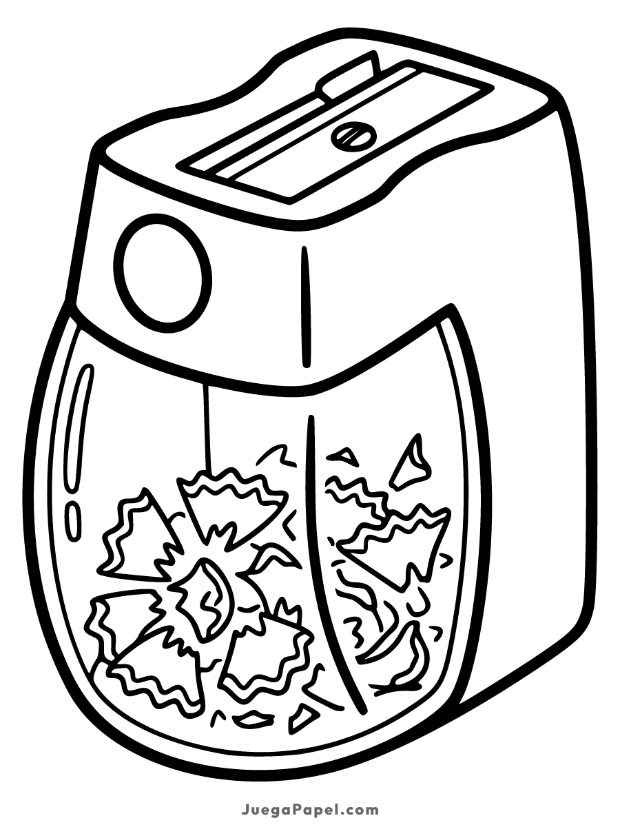 Dibujo para colorear e imprimir de Sacapuntas