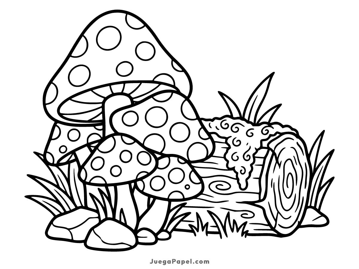 Dibujo para colorear e imprimir de Setas en el Tronco