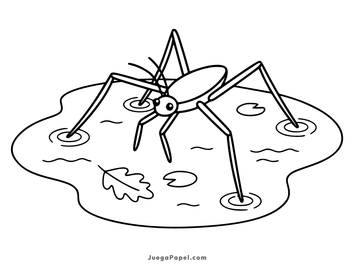 Dibujo para colorear e imprimir de Zapatero en Charco