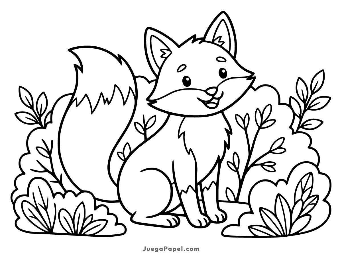 Dibujo para colorear e imprimir de Zorro